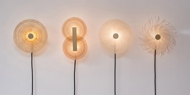Crin Weaving Lamps. Fotografía por Alejandro Galvez, cortesía de las diseñadoras.